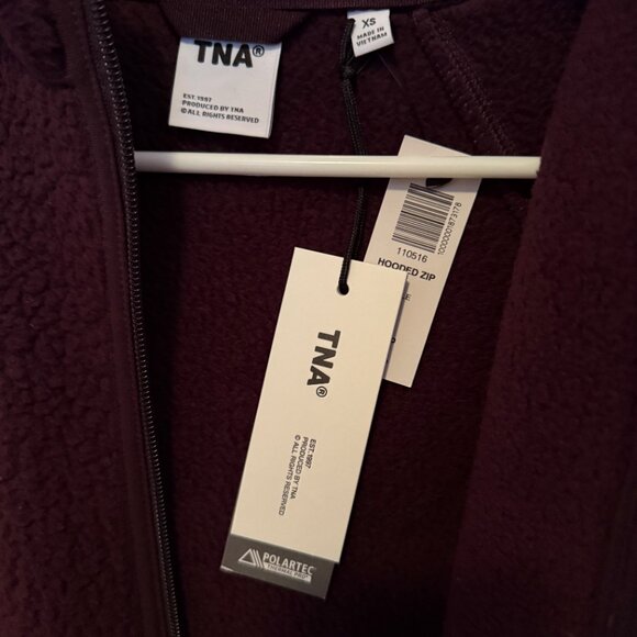 Aritzia Tna POLARTEC® THERMAL PRO® ZIP HOODIE - XS - Picture 2 of 3